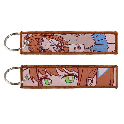 Anime Embroidered Jet Tag Keychain™