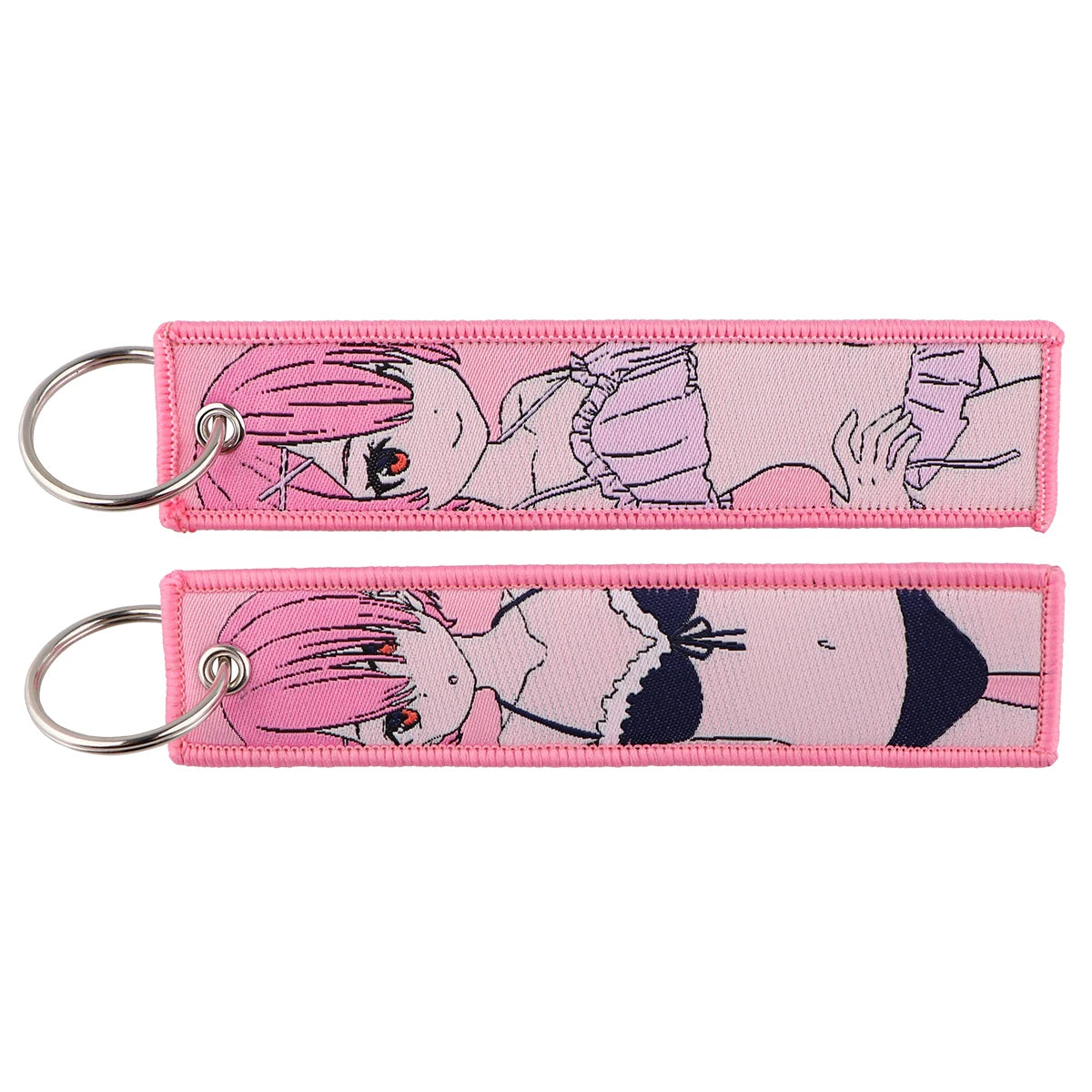 Anime Embroidered Jet Tag Keychain™