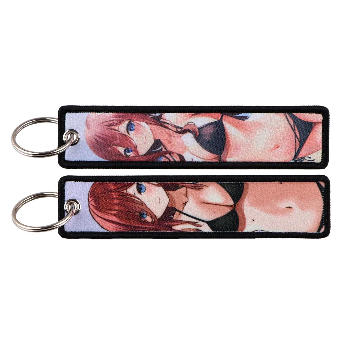 Anime Embroidered Jet Tag Keychain™
