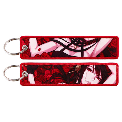 Anime Embroidered Jet Tag Keychain™