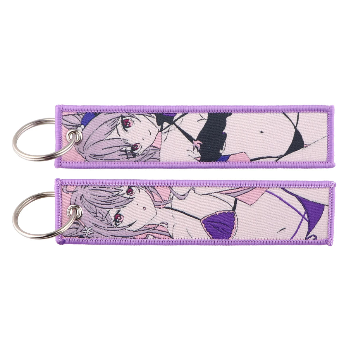 Anime Embroidered Jet Tag Keychain™