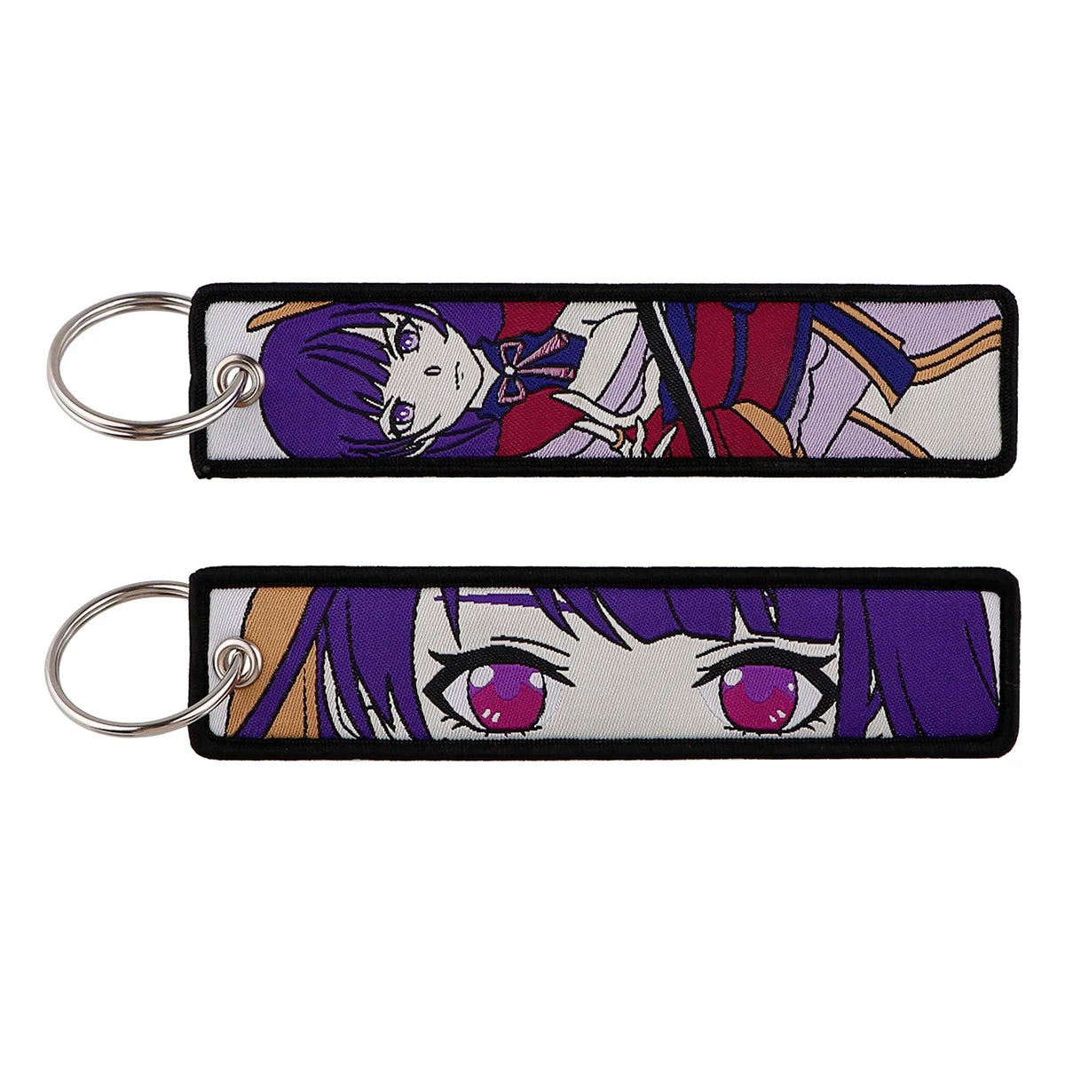 Anime Embroidered Jet Tag Keychain™