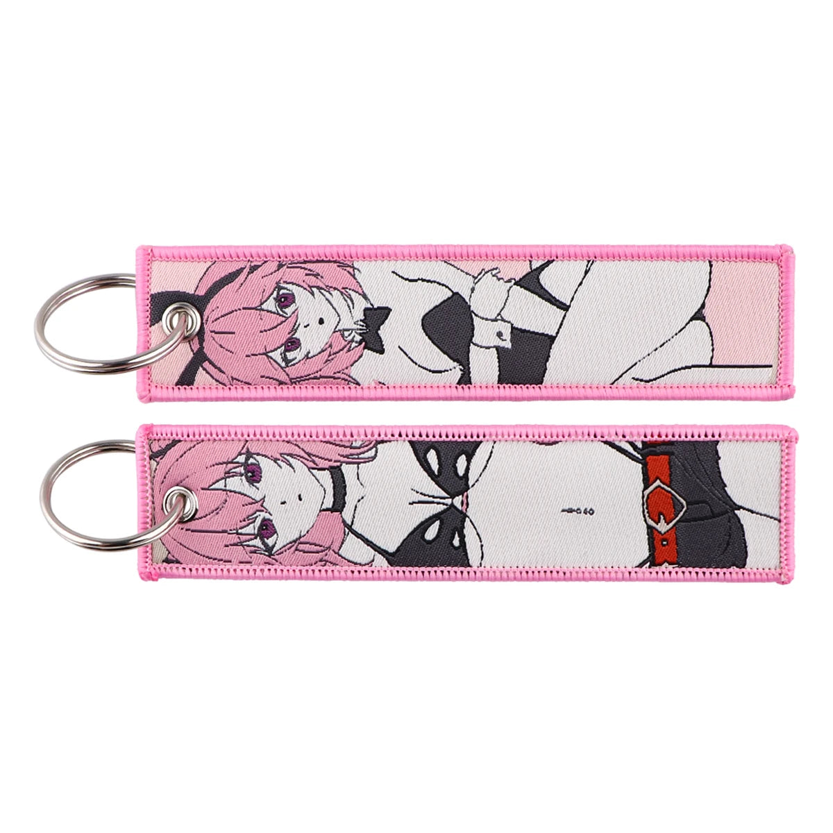 Anime Embroidered Jet Tag Keychain™