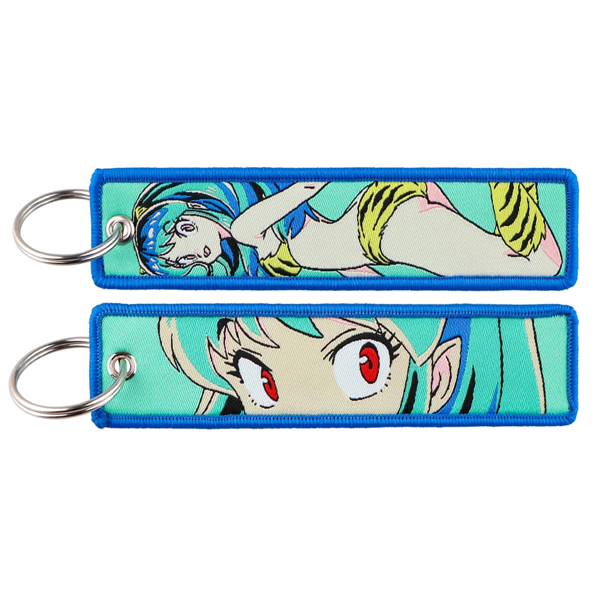 Anime Embroidered Jet Tag Keychain™