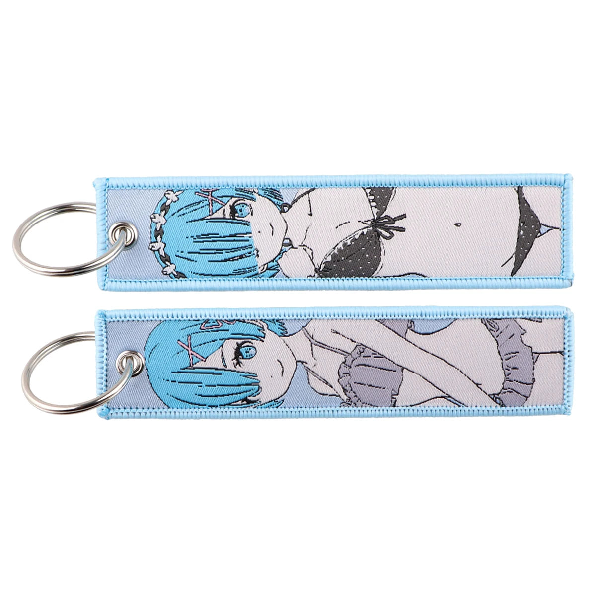 Anime Embroidered Jet Tag Keychain™