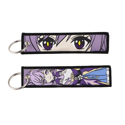 Anime Embroidered Jet Tag Keychain™