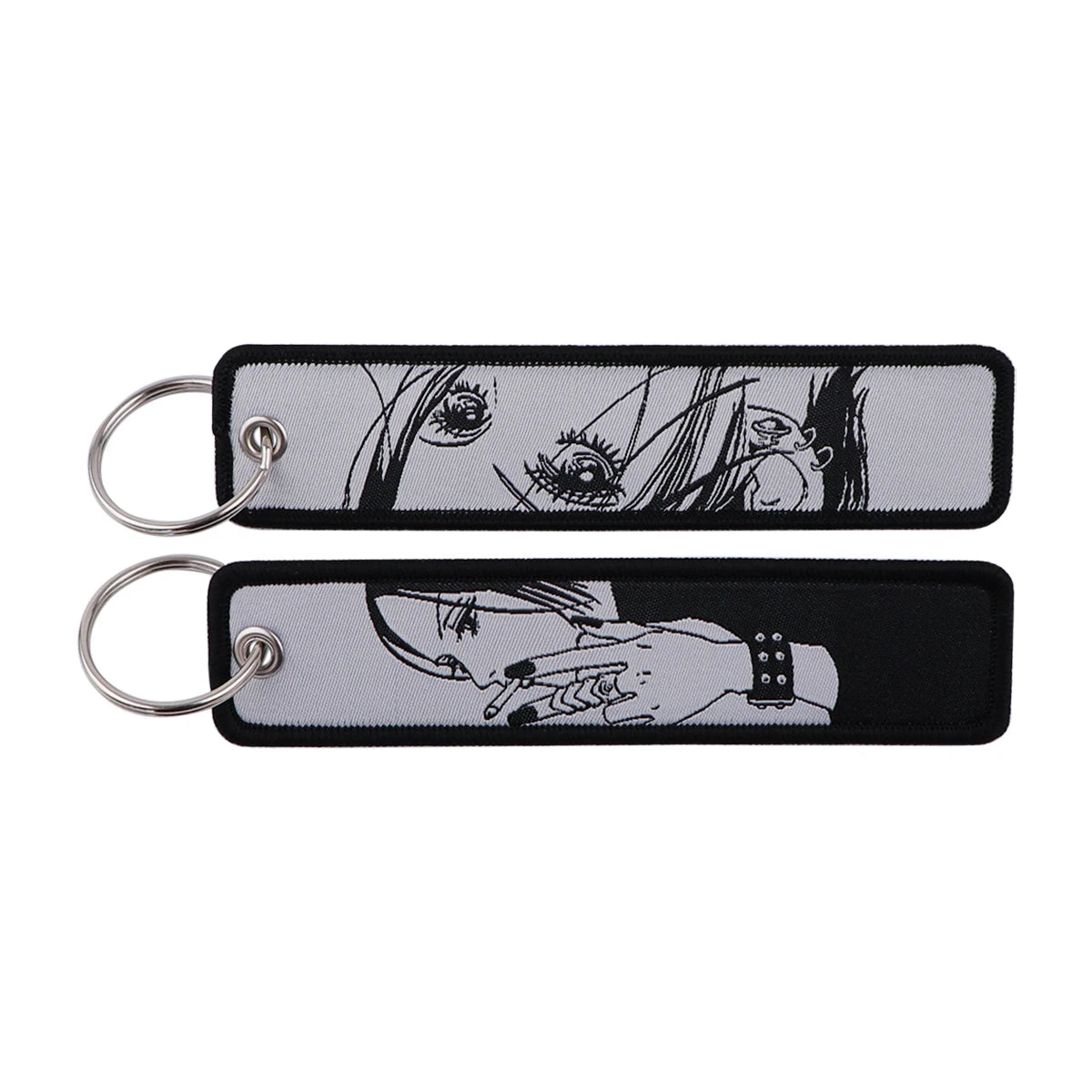 Anime Embroidered Jet Tag Keychain™