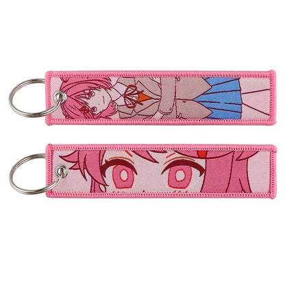 Anime Embroidered Jet Tag Keychain™