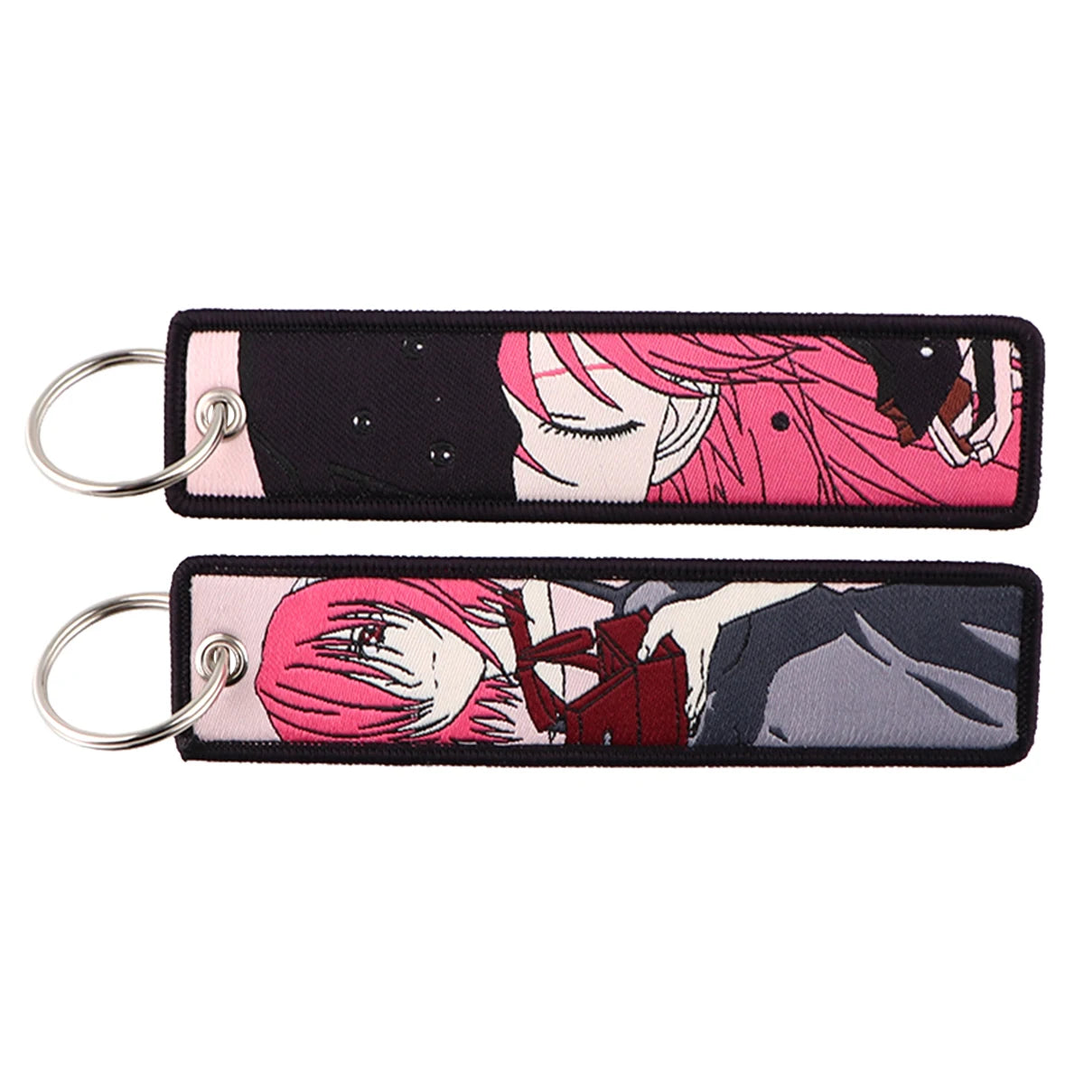 Anime Embroidered Jet Tag Keychain™