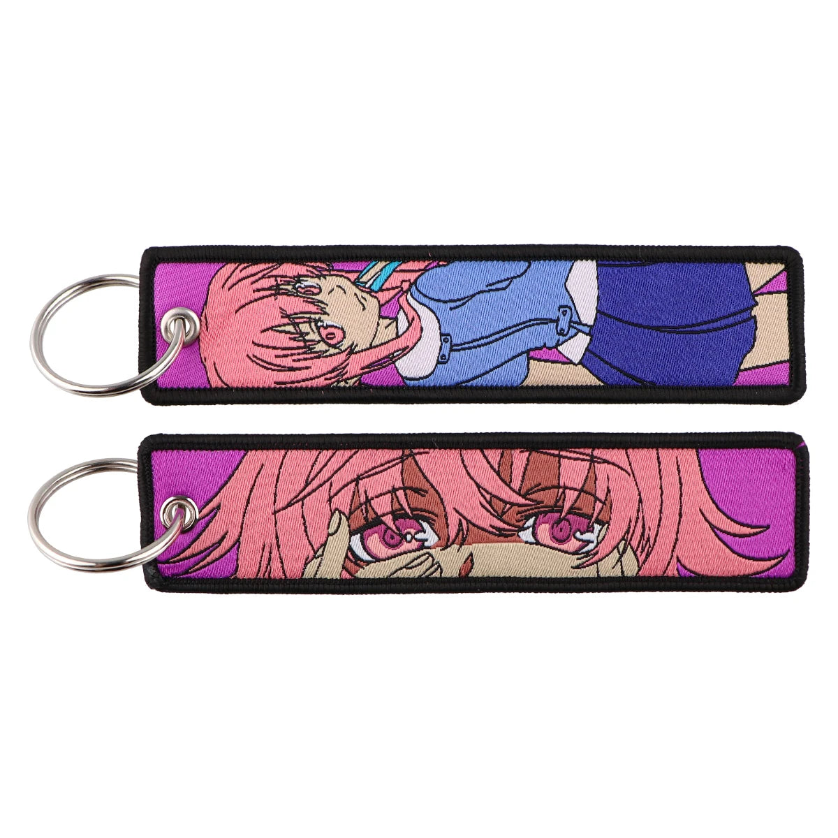 Anime Embroidered Jet Tag Keychain™